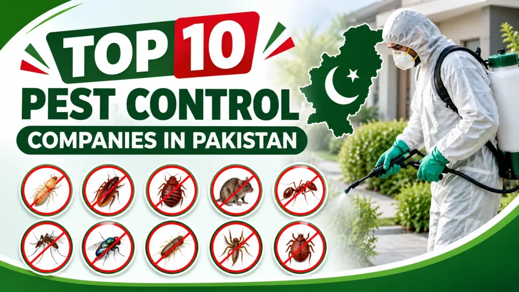 top 10 pest control companies in Pakistan 2026
